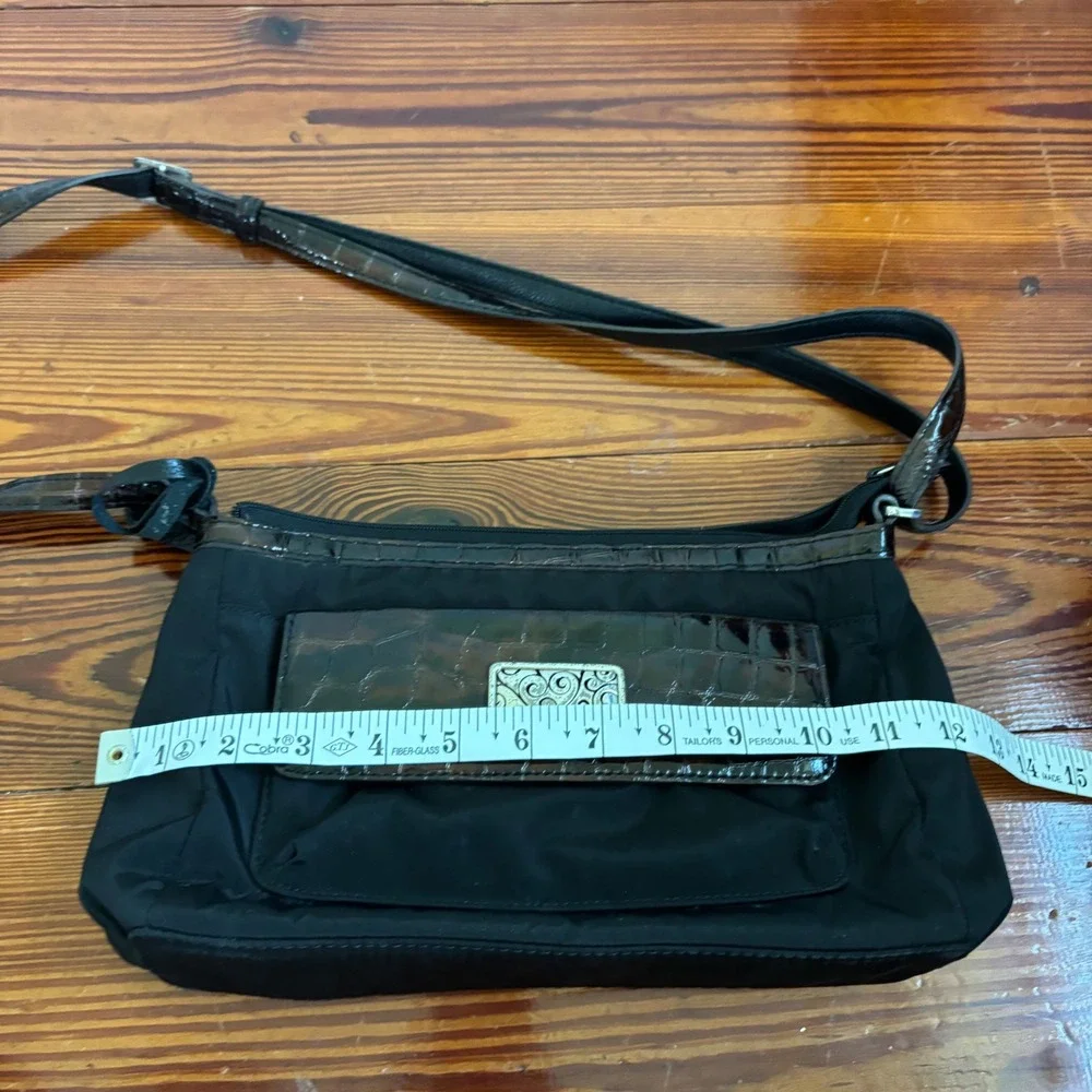 Brighton Jennifer Organizer Bag Heritage Collection Small Shoulder Bag Black